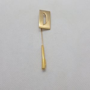 Vintage Gold tone straight pin hat pin tie pin